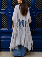 The Knots Cardigan in Blue