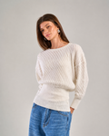 The Tricot Top in White