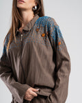 The Beaded Balloon Set in Brown