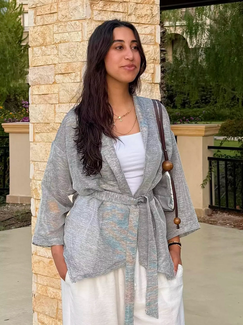 Pure Linen Cardigan