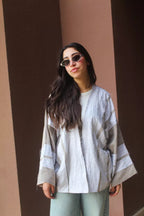 The Linen Muse Beaded Cardigan