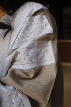 The Linen Muse Beaded Cardigan