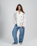 The Beads Linen Top