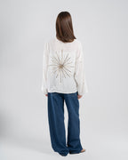 The Star Linen Top in White
