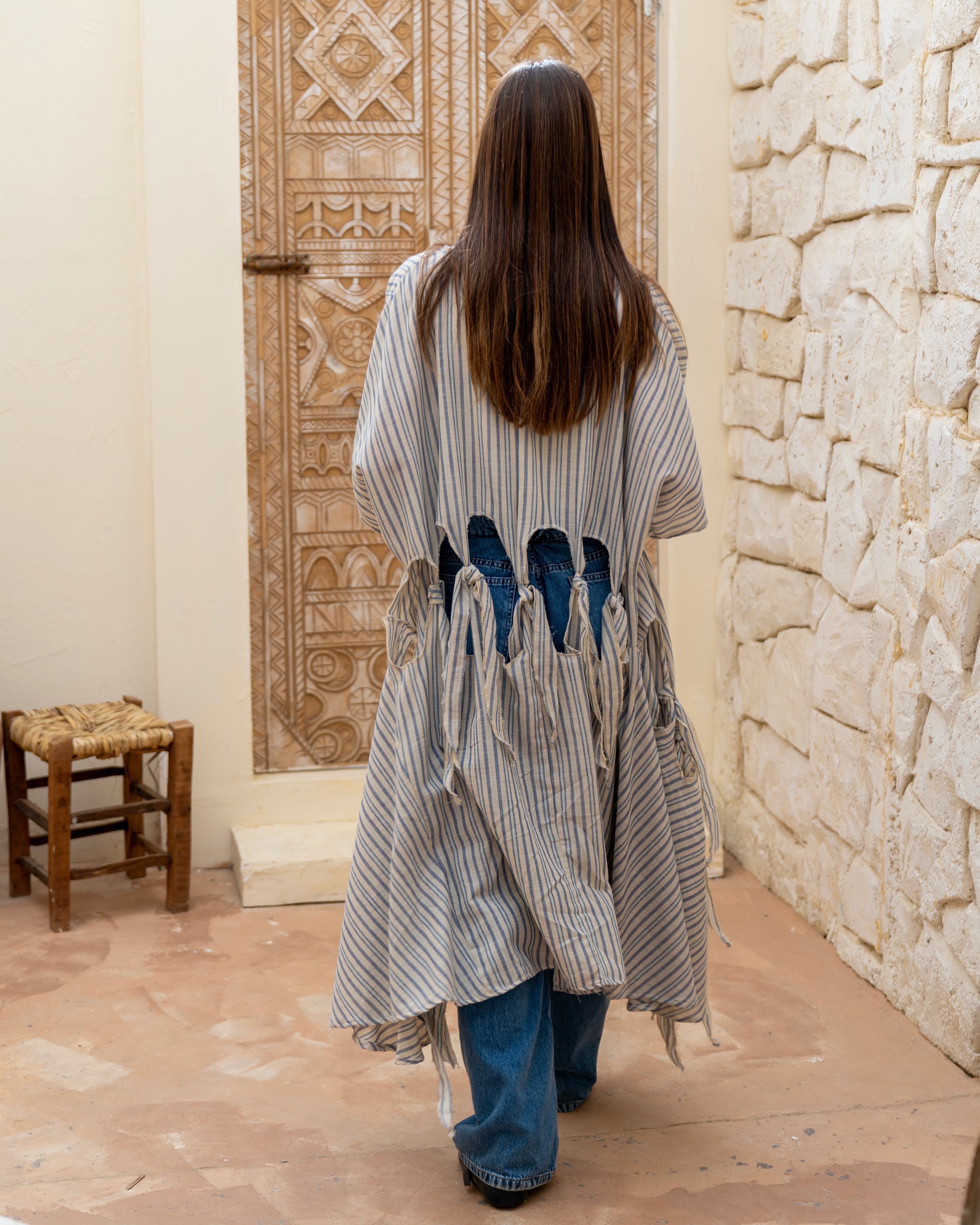 The Knots Cardigan in Blue