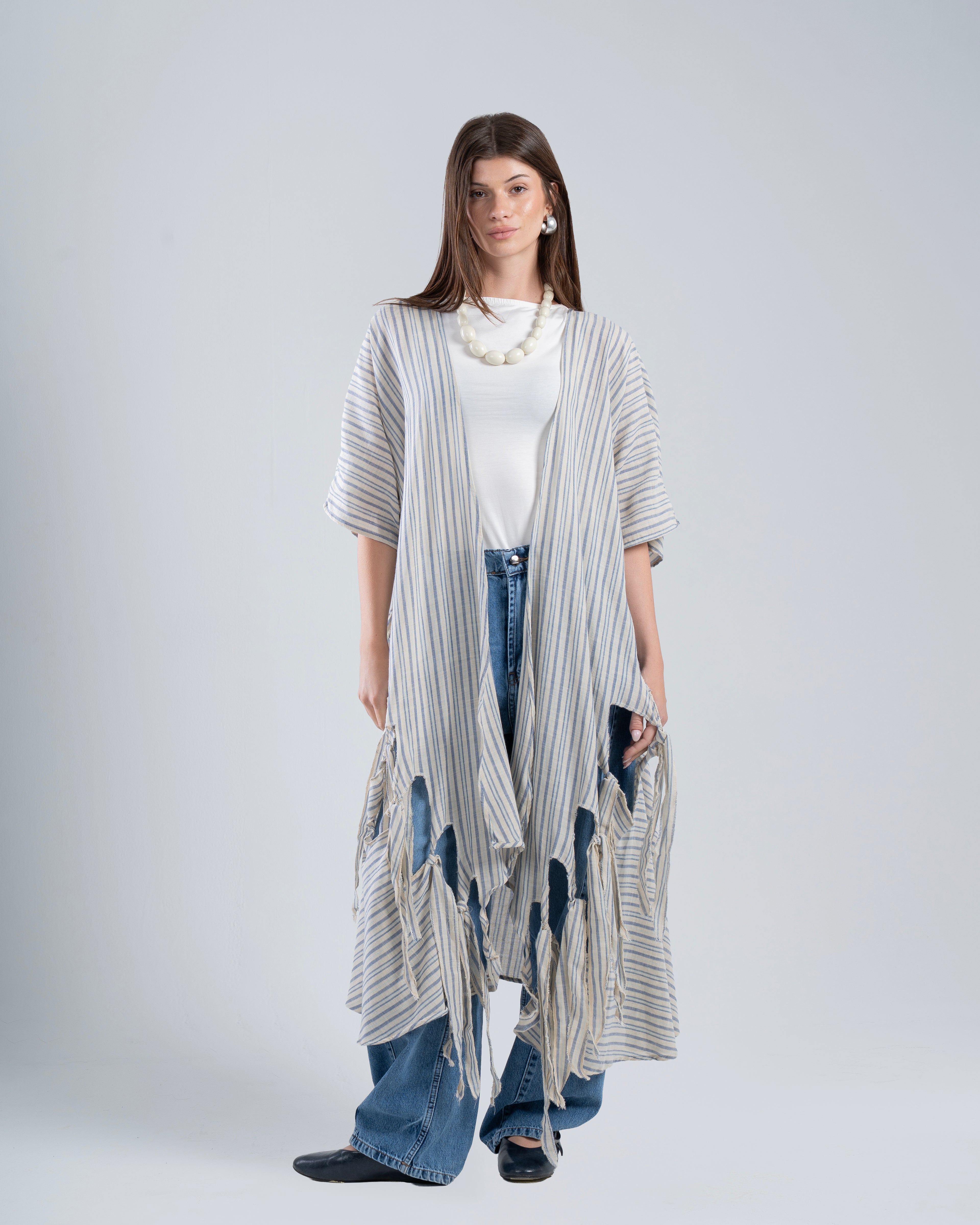The Knots Cardigan in Blue