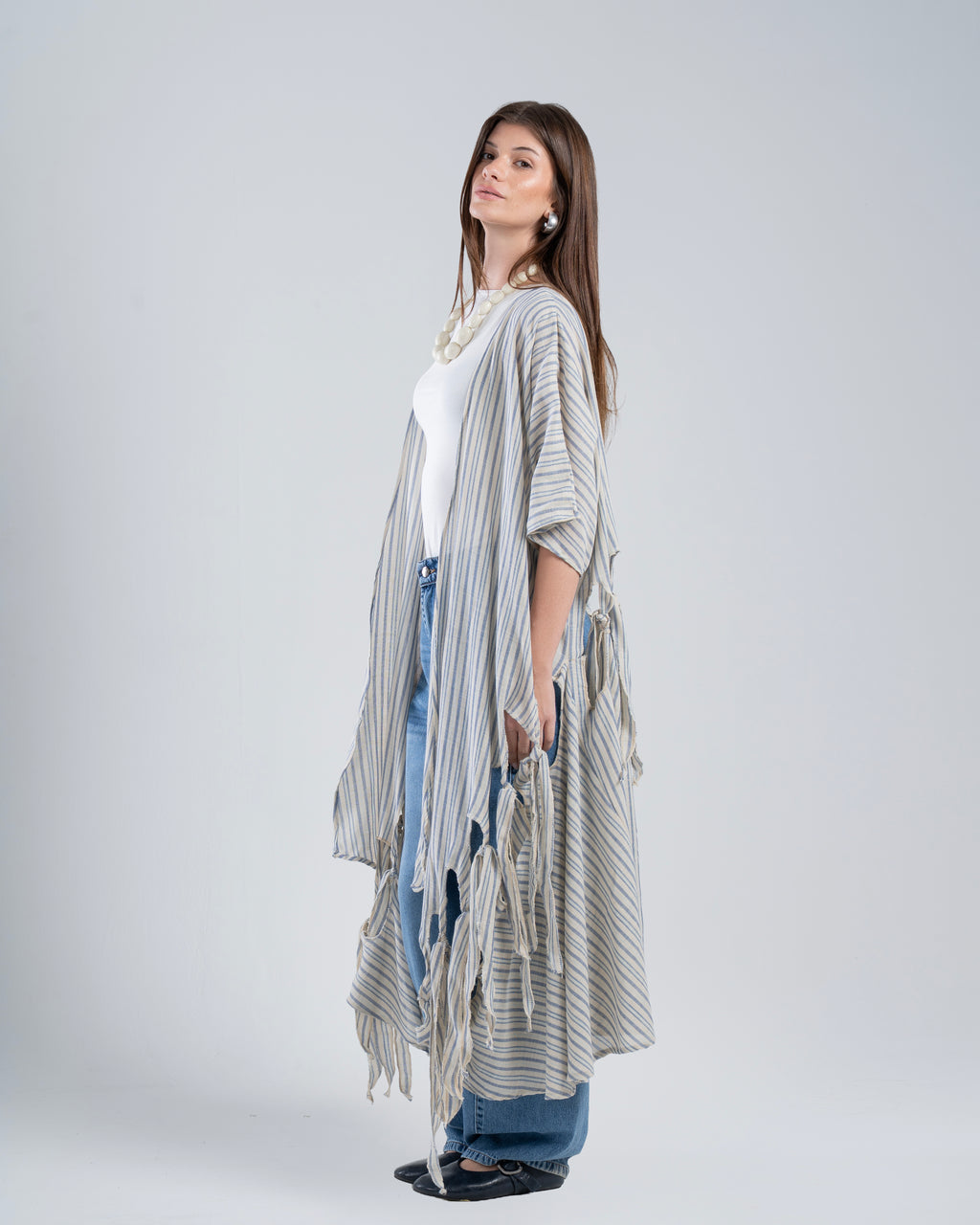 The Knots Cardigan in Blue