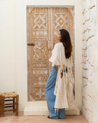 The Knots Cardigan in Beige