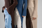 The Crochet Cardigan in Blue