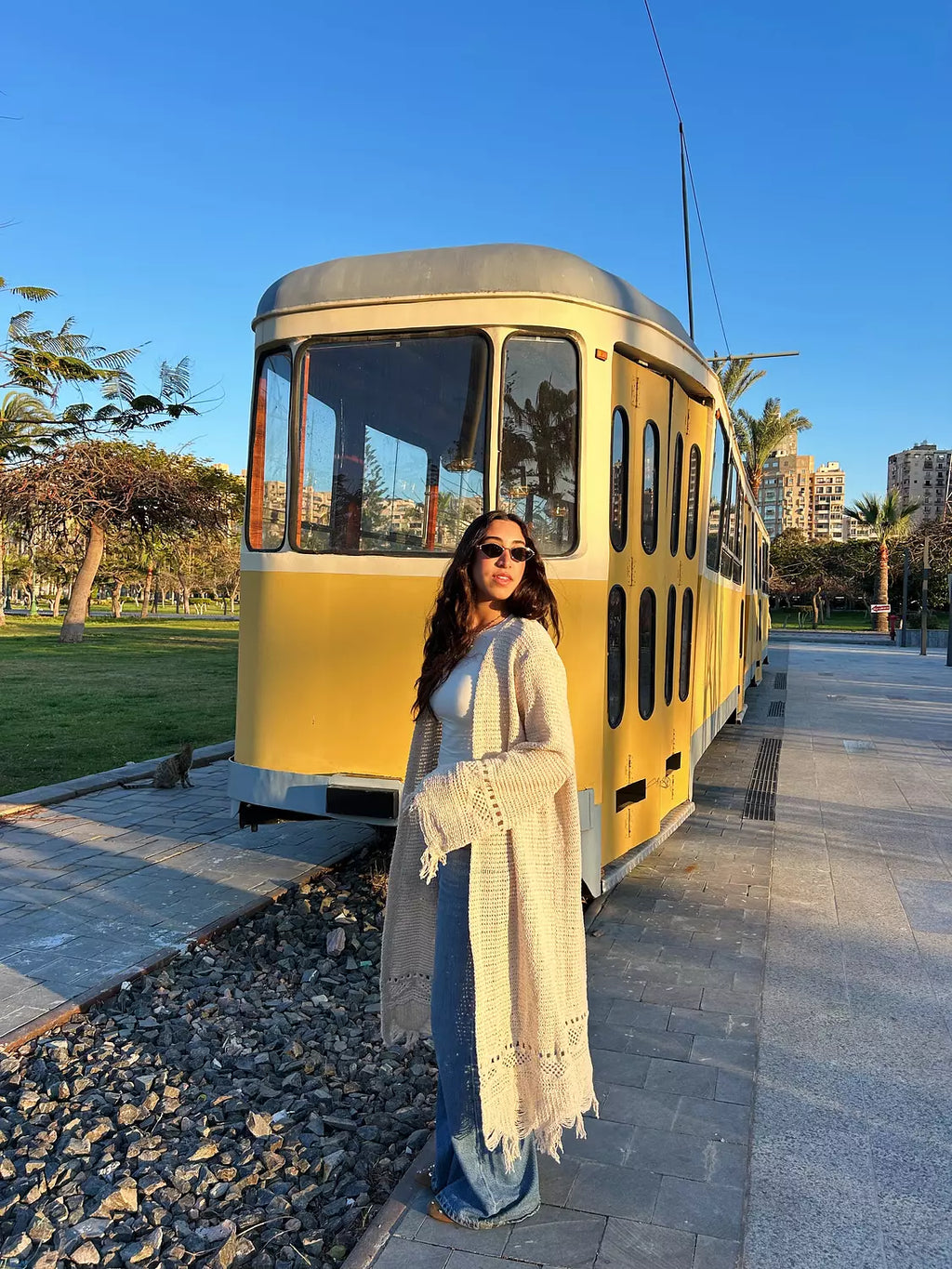 Long Crochet Cardigan