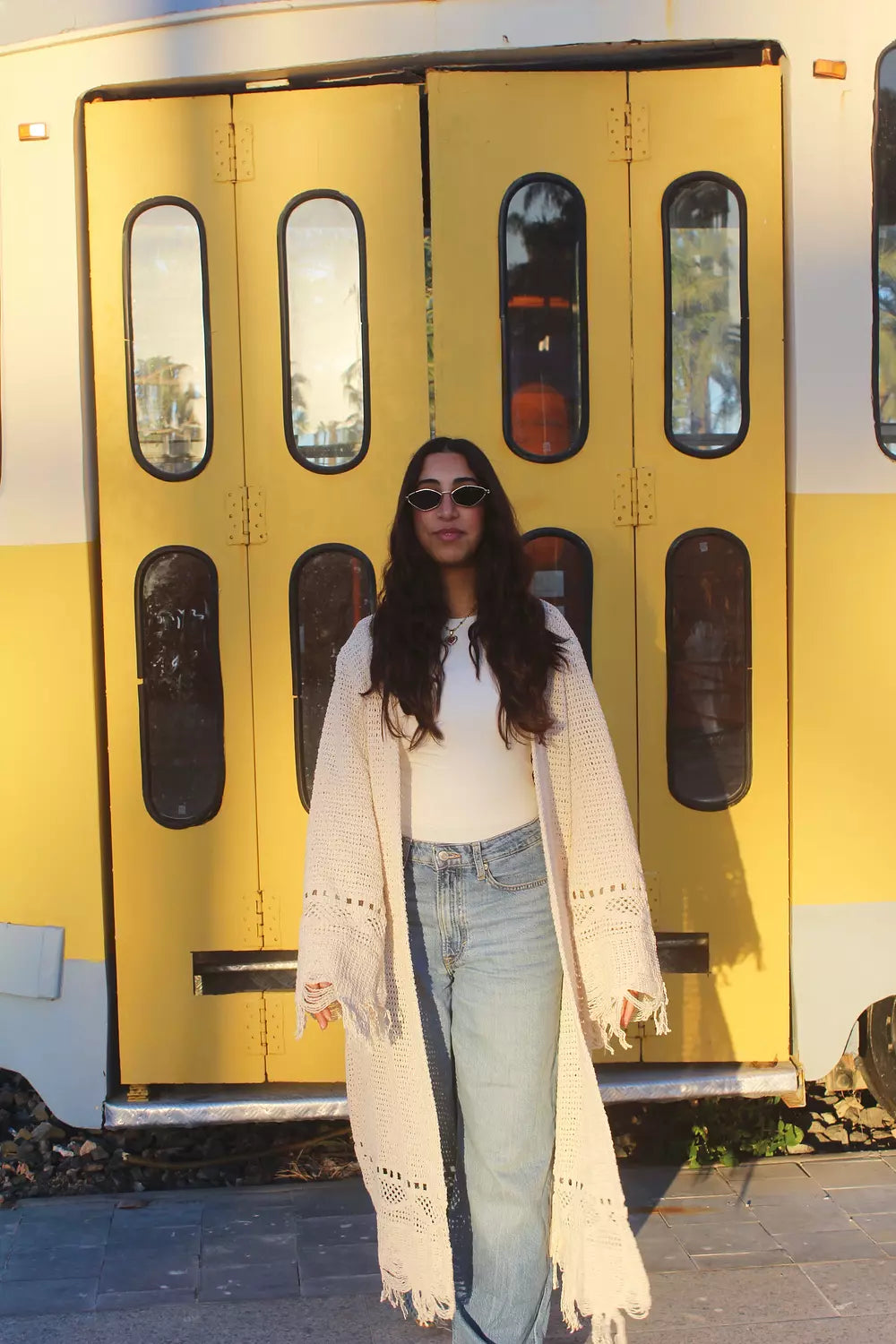 Long Crochet Cardigan