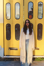 Long Crochet Cardigan