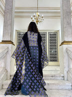 Butterfly Lilac Abaya Kaftan